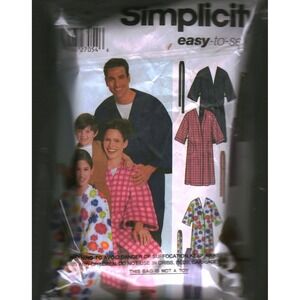 Simplicity 5364 Sewing Pattern Robe Pants Family Child Teen Adult cut XS-XL